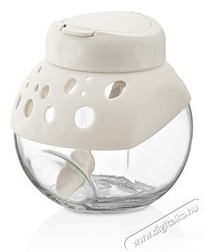 Luxplastic IRIS C-00269 Prisma billenthető &uuml;veg t&aacute;rol&oacute; kan&aacute;llal 500ml, antracit, elf&aacute;ntcsont vagy piros sz&iacute;nű H&aacute;ztart&aacute;s / Otthon / K&uuml;lt&eacute;r - Lak&aacute;sfelszerel&eacute;s - T&aacute;rol&oacute; - 507230