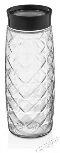 Luxplastic IRIS C-00396 Visible Crystal &uuml;veg t&aacute;rol&oacute; 1.600ml, fekete vagy elf&aacute;ntcsont sz&iacute;nű H&aacute;ztart&aacute;s / Otthon / K&uuml;lt&eacute;r - Lak&aacute;sfelszerel&eacute;s - T&aacute;rol&oacute; - 507223