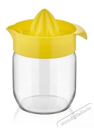 Luxplastic IRIS C-00136 Fresia citromfacsar&oacute; &uuml;veg t&aacute;rol&oacute;val 425ml, narancs vagy citroms&aacute;rga sz&iacute;nű H&aacute;ztart&aacute;s / Otthon / K&uuml;lt&eacute;r - Lak&aacute;sfelszerel&eacute;s - T&aacute;rol&oacute; - 508433