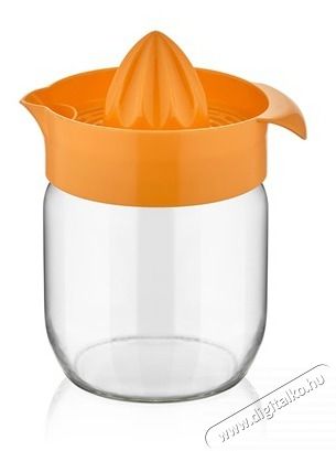 Luxplastic IRIS C-00136 Fresia citromfacsar&oacute; &uuml;veg t&aacute;rol&oacute;val 425ml, narancs vagy citroms&aacute;rga sz&iacute;nű H&aacute;ztart&aacute;s / Otthon / K&uuml;lt&eacute;r - Lak&aacute;sfelszerel&eacute;s - T&aacute;rol&oacute; - 508433