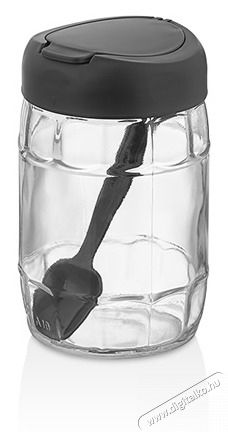 Luxplastic IRIS C-00171 Prizma &uuml;veg t&aacute;rol&oacute; kan&aacute;llal 380ml, antracit, z&ouml;ld vagy piros sz&iacute;nű H&aacute;ztart&aacute;s / Otthon / K&uuml;lt&eacute;r - Lak&aacute;sfelszerel&eacute;s - T&aacute;rol&oacute; - 508326