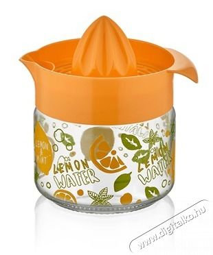 Luxplastic IRIS C-00203 Fresia mint&aacute;s citromfacsar&oacute; &uuml;veg t&aacute;rol&oacute;val 300ml, narancs vagy citroms&aacute;rga sz&iacute;nű H&aacute;ztart&aacute;s / Otthon / K&uuml;lt&eacute;r - Lak&aacute;sfelszerel&eacute;s - T&aacute;rol&oacute; - 508434