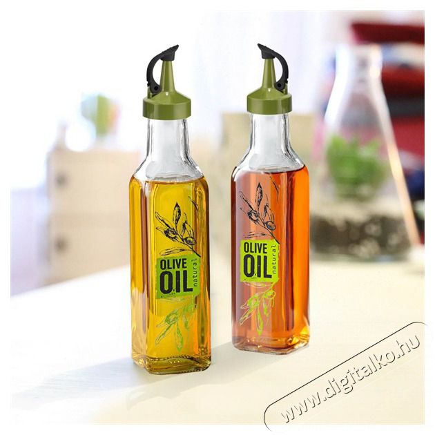 Luxplastic IRIS C-00253 Olaj &eacute;s ecet ki&ouml;ntő szett 2 darabos, 2*250ml, fekete vagy z&ouml;ld sz&iacute;nű Konyhai term&eacute;kek - Konyhai eszk&ouml;z - Egy&eacute;b konyhai eszk&ouml;z - 513434