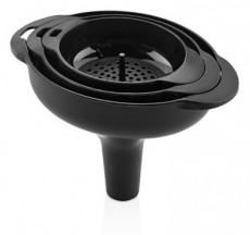 Luxplastic IRIS L-00874 T&ouml;lcs&eacute;r szett 3 darabos, b&eacute;zs, piros vagy fekete sz&iacute;nű - Konyhai term&eacute;kek - Egy&eacute;b / Konyhai kieg&eacute;sz&iacute;tő - 513853