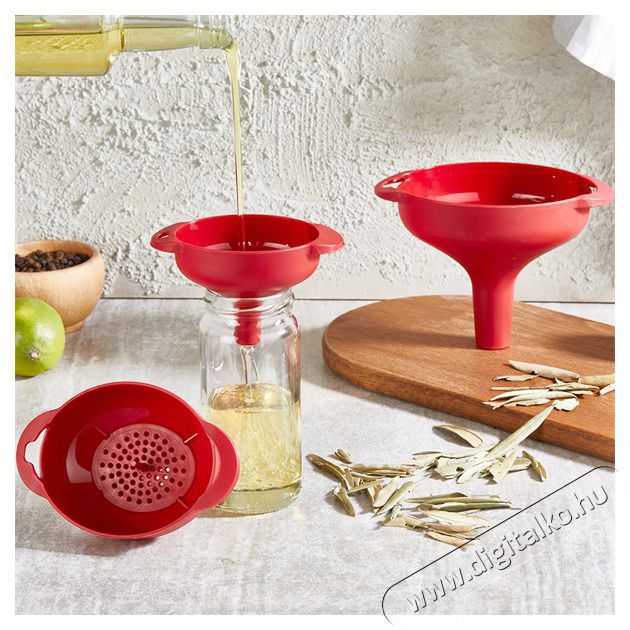 Luxplastic IRIS L-00874 T&ouml;lcs&eacute;r szett 3 darabos, b&eacute;zs, piros vagy fekete sz&iacute;nű Konyhai term&eacute;kek - Egy&eacute;b / Konyhai kieg&eacute;sz&iacute;tő - 513853