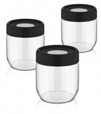 Luxplastic IRIS C-00379 Ring &uuml;veg t&aacute;rol&oacute; szett 3 darabos 3*425ml Konyhai term&eacute;kek - Ed&eacute;ny - &Eacute;telt&aacute;rol&oacute; - 514670