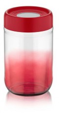 Luxplastic IRIS C-00422 Rainbow piros &uuml;veg t&aacute;rol&oacute; 660ml H&aacute;ztart&aacute;s / Otthon / K&uuml;lt&eacute;r - Lak&aacute;sfelszerel&eacute;s - T&aacute;rol&oacute; - 514661