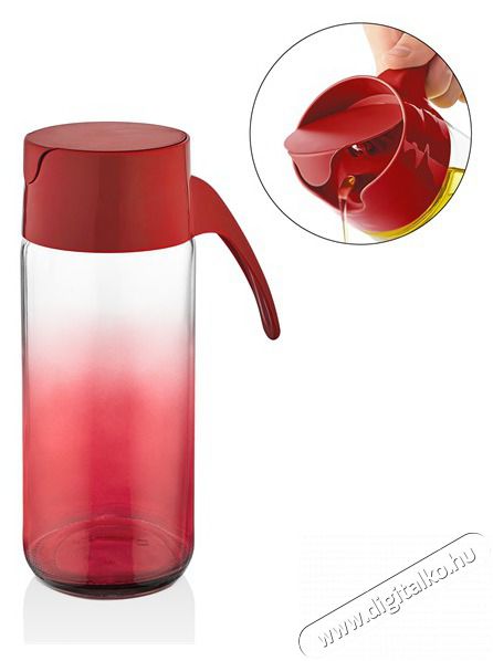 Luxplastic IRIS C-00482 Rainbow piros olaj &eacute;s ecet ki&ouml;ntő 500ml Konyhai term&eacute;kek - Konyhai eszk&ouml;z - Egy&eacute;b konyhai eszk&ouml;z - 514667