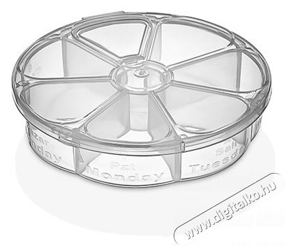 Luxplastic IRIS L-00434 Gy&oacute;gyszeradagol&oacute; doboz heti kioszt&aacute;ssal H&aacute;ztart&aacute;s / Otthon / K&uuml;lt&eacute;r - Lak&aacute;sfelszerel&eacute;s - T&aacute;rol&oacute; - 514674