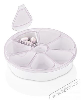 Luxplastic IRIS L-00434 Gy&oacute;gyszeradagol&oacute; doboz heti kioszt&aacute;ssal H&aacute;ztart&aacute;s / Otthon / K&uuml;lt&eacute;r - Lak&aacute;sfelszerel&eacute;s - T&aacute;rol&oacute; - 514674