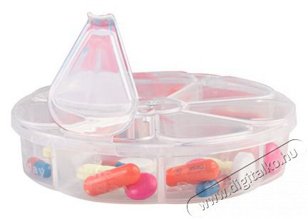 Luxplastic IRIS L-00434 Gy&oacute;gyszeradagol&oacute; doboz heti kioszt&aacute;ssal H&aacute;ztart&aacute;s / Otthon / K&uuml;lt&eacute;r - Lak&aacute;sfelszerel&eacute;s - T&aacute;rol&oacute; - 514674