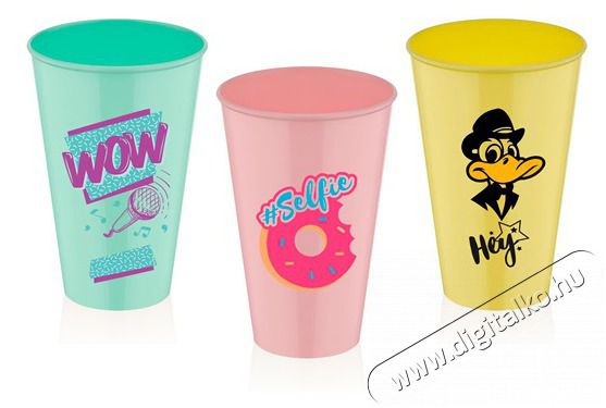 Luxplastic IRIS L-00749 Lemonade poh&aacute;r 450ml, r&oacute;zsasz&iacute;n vagy k&eacute;k H&aacute;ztart&aacute;s / Otthon / K&uuml;lt&eacute;r - Lak&aacute;sfelszerel&eacute;s - T&aacute;rol&oacute; - 514702