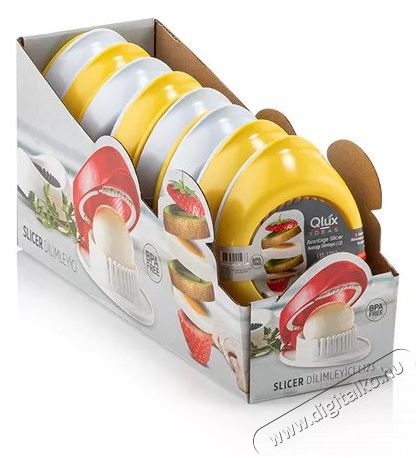 Luxplastic IRIS L-00123 Avantage toj&aacute;s szeletelő, feh&eacute;r vagy s&aacute;rga sz&iacute;nű Konyhai term&eacute;kek - Konyhai kisg&eacute;p (elők&eacute;sz&iacute;t&eacute;s / feldolgoz&aacute;s) - Szeletelő / reszelő g&eacute;p - 513854