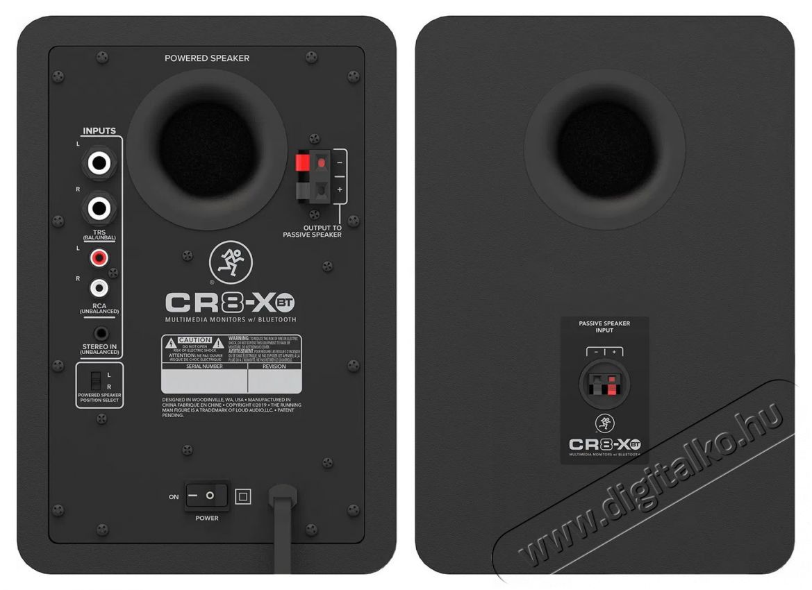 MACKIE CR8-XBT Audio-Video / Hifi / Multim&eacute;dia - Hangfal - Hangfalszett - Tv hangfal - 511456