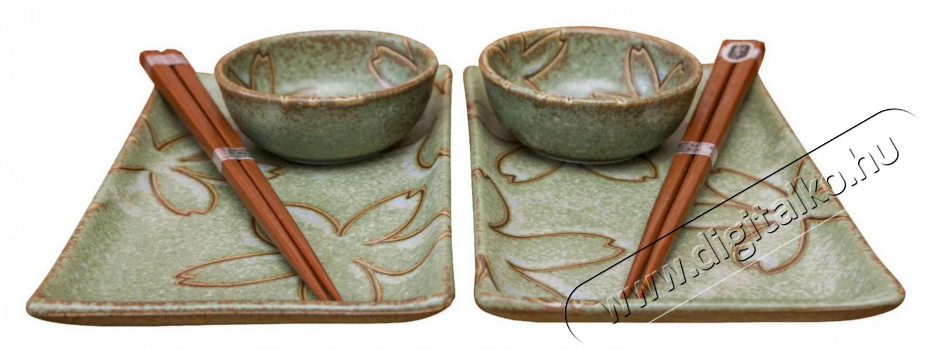 Made In Japan Sushi set vir&aacute;g mot&iacute;vummal vil&aacute;gosz&ouml;ld 6 db Konyhai term&eacute;kek - Ed&eacute;ny - Ed&eacute;ny k&eacute;szlet - 522474