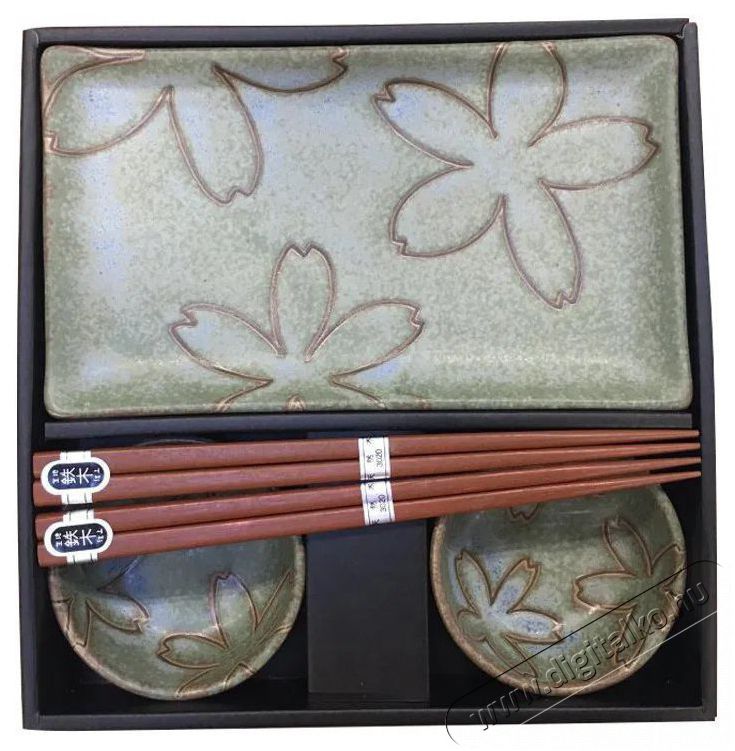 Made In Japan Sushi set vir&aacute;g mot&iacute;vummal vil&aacute;gosz&ouml;ld 6 db Konyhai term&eacute;kek - Ed&eacute;ny - Ed&eacute;ny k&eacute;szlet - 522474