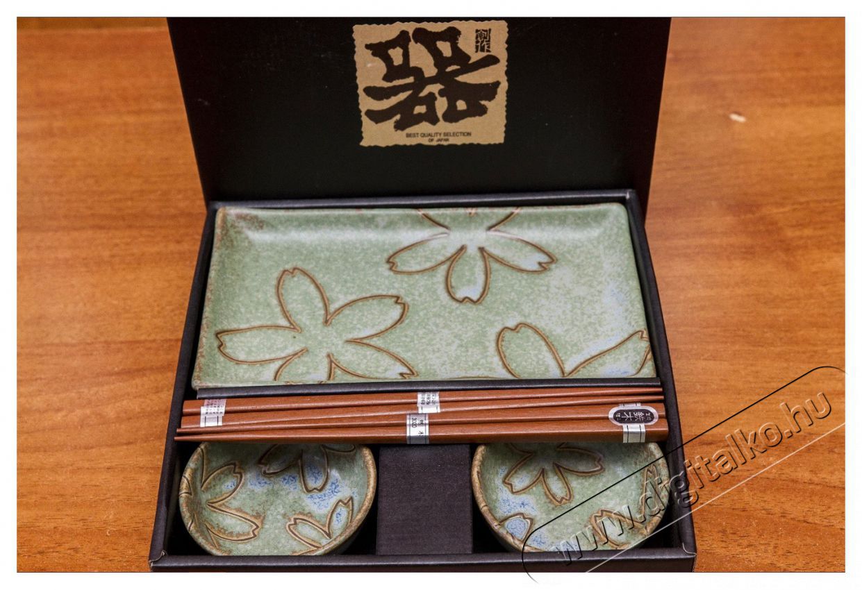 Made In Japan Sushi set vir&aacute;g mot&iacute;vummal vil&aacute;gosz&ouml;ld 6 db Konyhai term&eacute;kek - Ed&eacute;ny - Ed&eacute;ny k&eacute;szlet - 522474