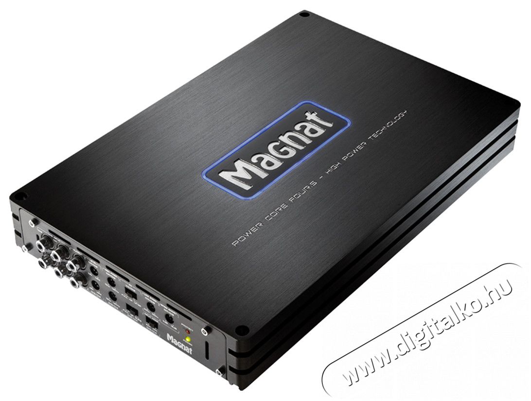Magnat Power Core Four S Lapos kivitelű n&eacute;gycsatorn&aacute;s digit&aacute;lis erős&iacute;tő Aut&oacute;hifi / Aut&oacute; felszerel&eacute;s - Aut&oacute;hifi erős&iacute;tő - 279428