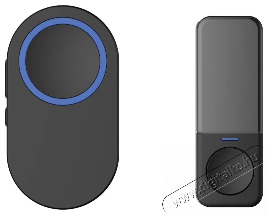 Maketop  YF-100 kinetic doorbell, fekete H&aacute;ztart&aacute;s / Otthon / K&uuml;lt&eacute;r - Lak&aacute;sfelszerel&eacute;s - Csengő - 519534