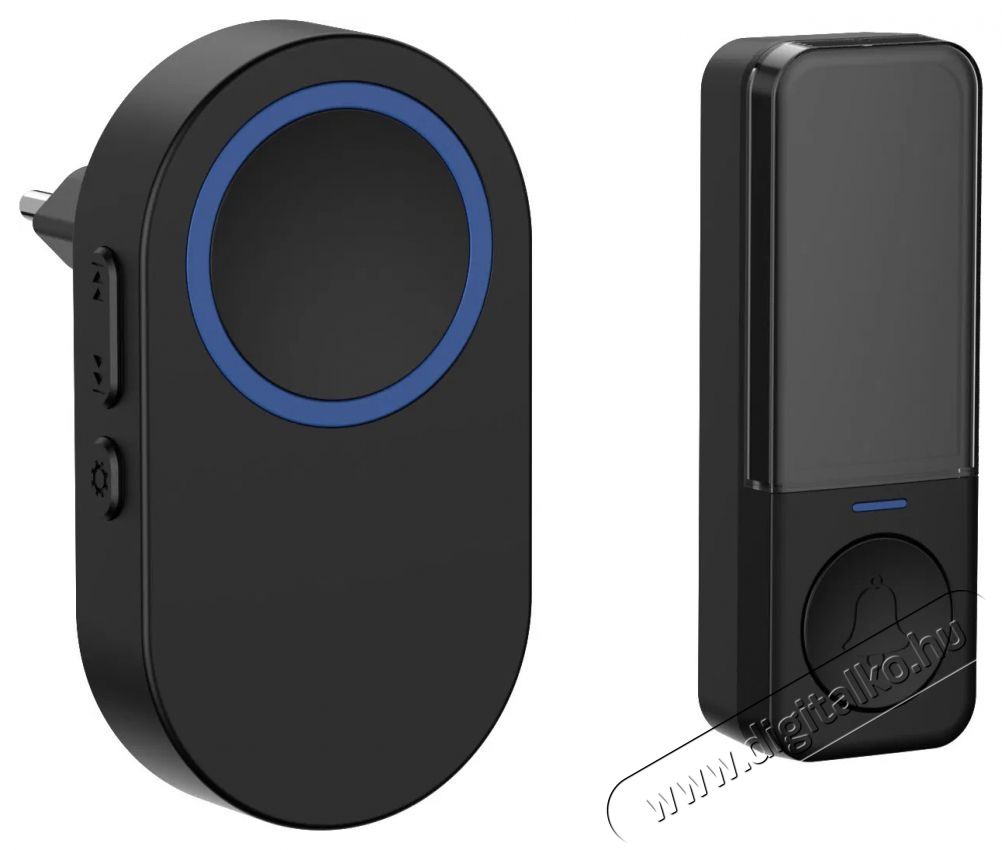 Maketop  YF-100 kinetic doorbell, fekete H&aacute;ztart&aacute;s / Otthon / K&uuml;lt&eacute;r - Lak&aacute;sfelszerel&eacute;s - Csengő - 519534