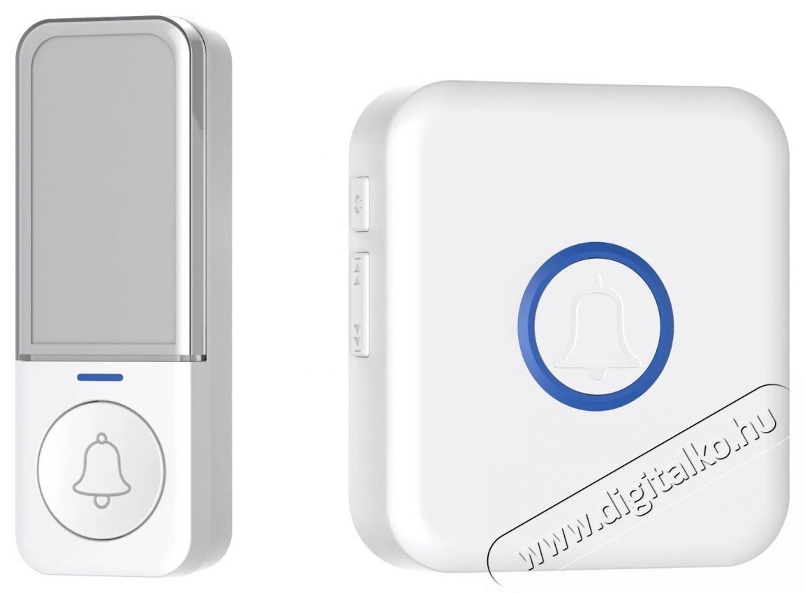 Maketop  YF-102 kinetic doorbell, feh&eacute;r H&aacute;ztart&aacute;s / Otthon / K&uuml;lt&eacute;r - Lak&aacute;sfelszerel&eacute;s - Csengő - 519535