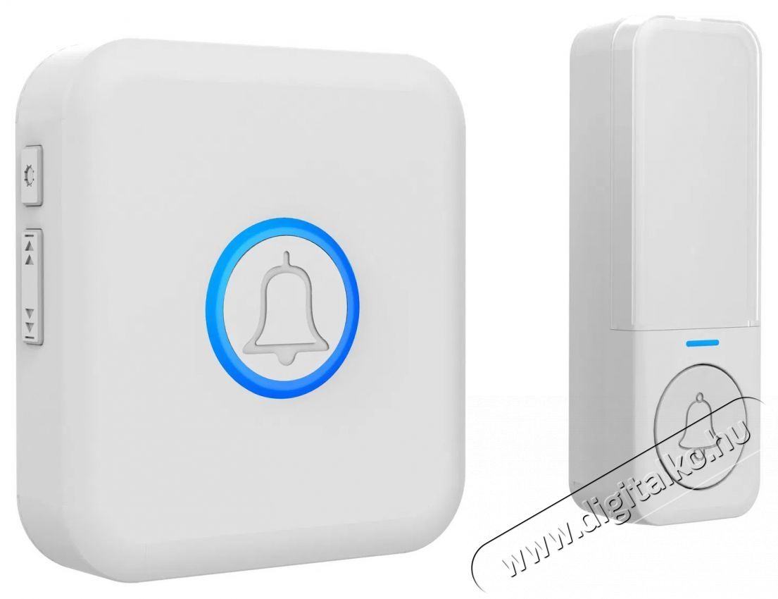 Maketop  YF-102 kinetic doorbell, feh&eacute;r H&aacute;ztart&aacute;s / Otthon / K&uuml;lt&eacute;r - Lak&aacute;sfelszerel&eacute;s - Csengő - 519535