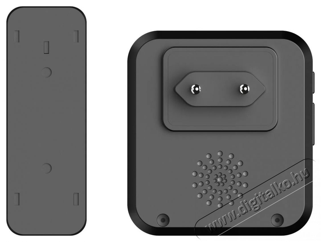 Maketop  YF-102 kinetic doorbell, fekete H&aacute;ztart&aacute;s / Otthon / K&uuml;lt&eacute;r - Lak&aacute;sfelszerel&eacute;s - Csengő - 519536