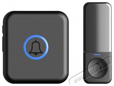 Maketop  YF-102 kinetic doorbell, fekete H&aacute;ztart&aacute;s / Otthon / K&uuml;lt&eacute;r - Lak&aacute;sfelszerel&eacute;s - Csengő - 519536