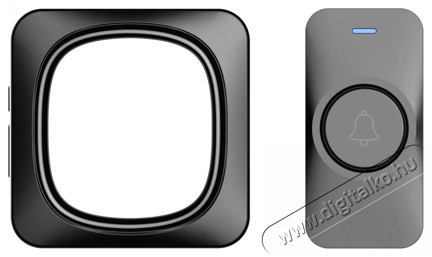 Maketop  Z-502 wireless doorbell AC, fekete H&aacute;ztart&aacute;s / Otthon / K&uuml;lt&eacute;r - Lak&aacute;sfelszerel&eacute;s - Csengő - 519538