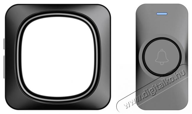 Maketop  Z-502 wireless doorbell AC, fekete H&aacute;ztart&aacute;s / Otthon / K&uuml;lt&eacute;r - Lak&aacute;sfelszerel&eacute;s - Csengő - 519538
