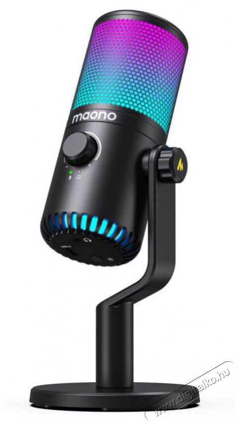 MAONO DM30 RGB Black Fot&oacute;-Vide&oacute; kieg&eacute;sz&iacute;tők - Mikrofon - Mikrofon r&aacute;di&oacute;knak - 525289