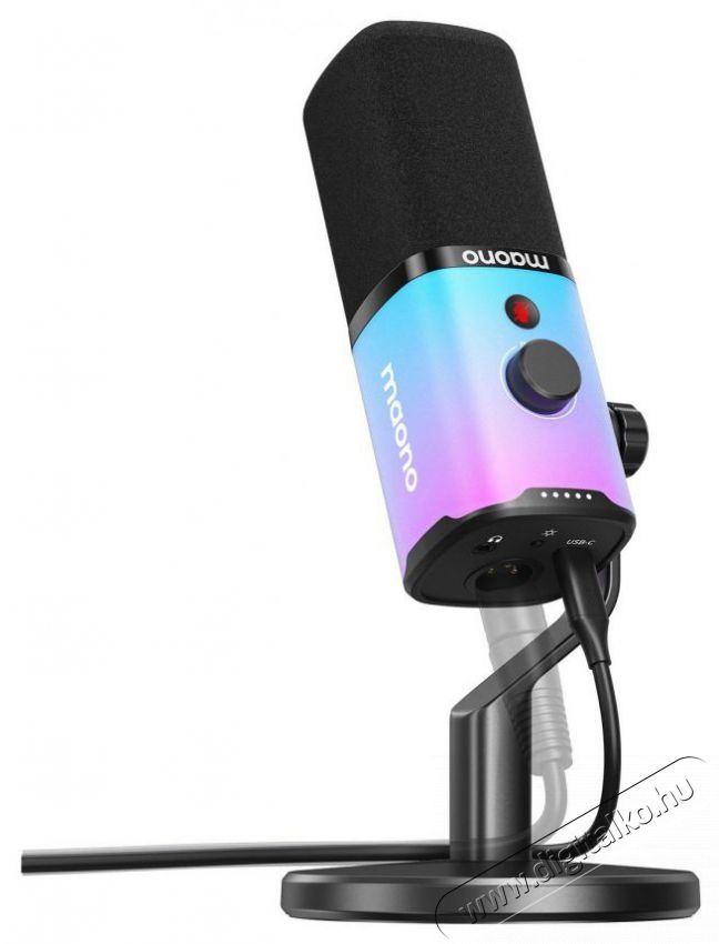 MAONO PD100X RGB Fot&oacute;-Vide&oacute; kieg&eacute;sz&iacute;tők - Mikrofon - Mikrofon r&aacute;di&oacute;knak - 525287