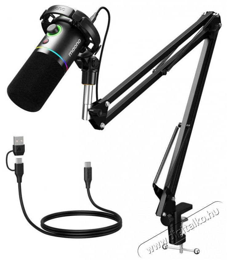 MAONO PD200XS Fot&oacute;-Vide&oacute; kieg&eacute;sz&iacute;tők - Mikrofon - Fot&oacute;-vide&oacute; mikrofon - 525285