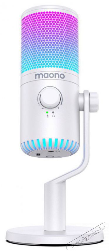 MAONO DM30 RGB White Fot&oacute;-Vide&oacute; kieg&eacute;sz&iacute;tők - Mikrofon - Mikrofon r&aacute;di&oacute;knak - 525292