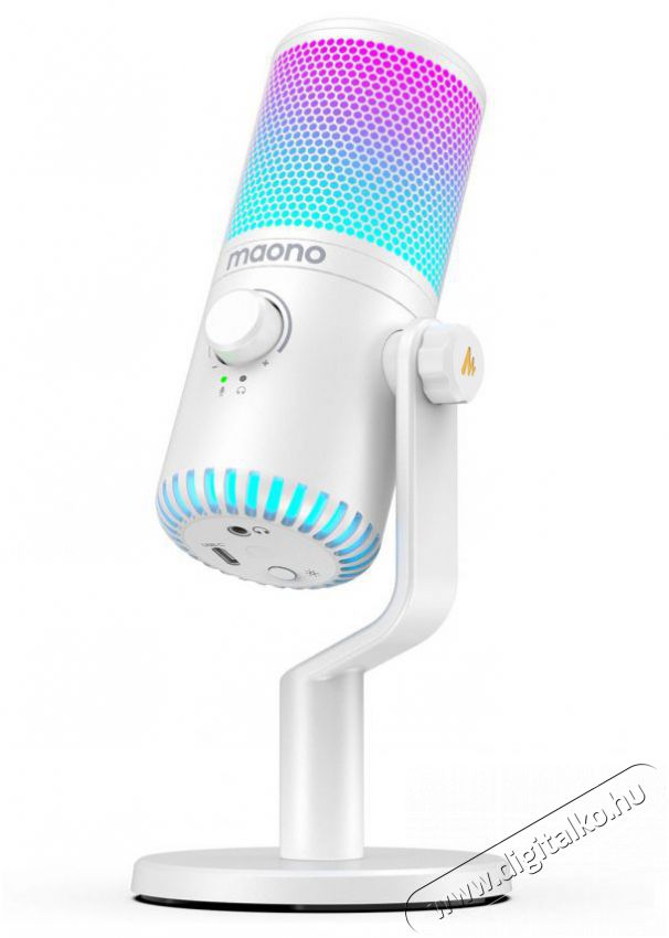 MAONO DM30 RGB White Fot&oacute;-Vide&oacute; kieg&eacute;sz&iacute;tők - Mikrofon - Mikrofon r&aacute;di&oacute;knak - 525292