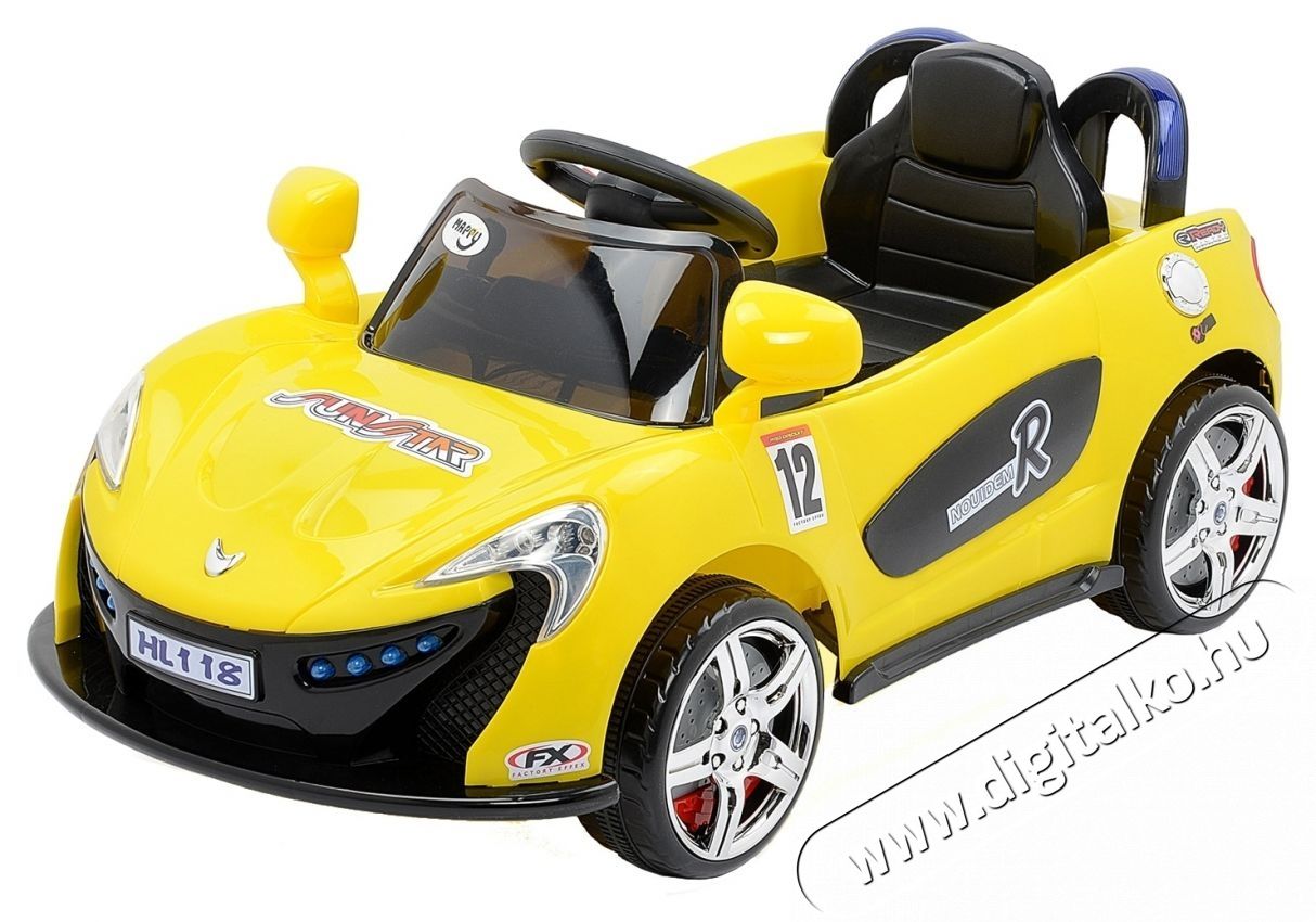 Mappy Aero elektromos aut&oacute; gyerekeknek t&aacute;vir&aacute;ny&iacute;t&oacute;val, Citroms&aacute;rga H&aacute;ztart&aacute;s / Otthon / K&uuml;lt&eacute;r - J&aacute;t&eacute;k / Sport - T&aacute;vir&aacute;ny&iacute;t&oacute;s aut&oacute; - 535436