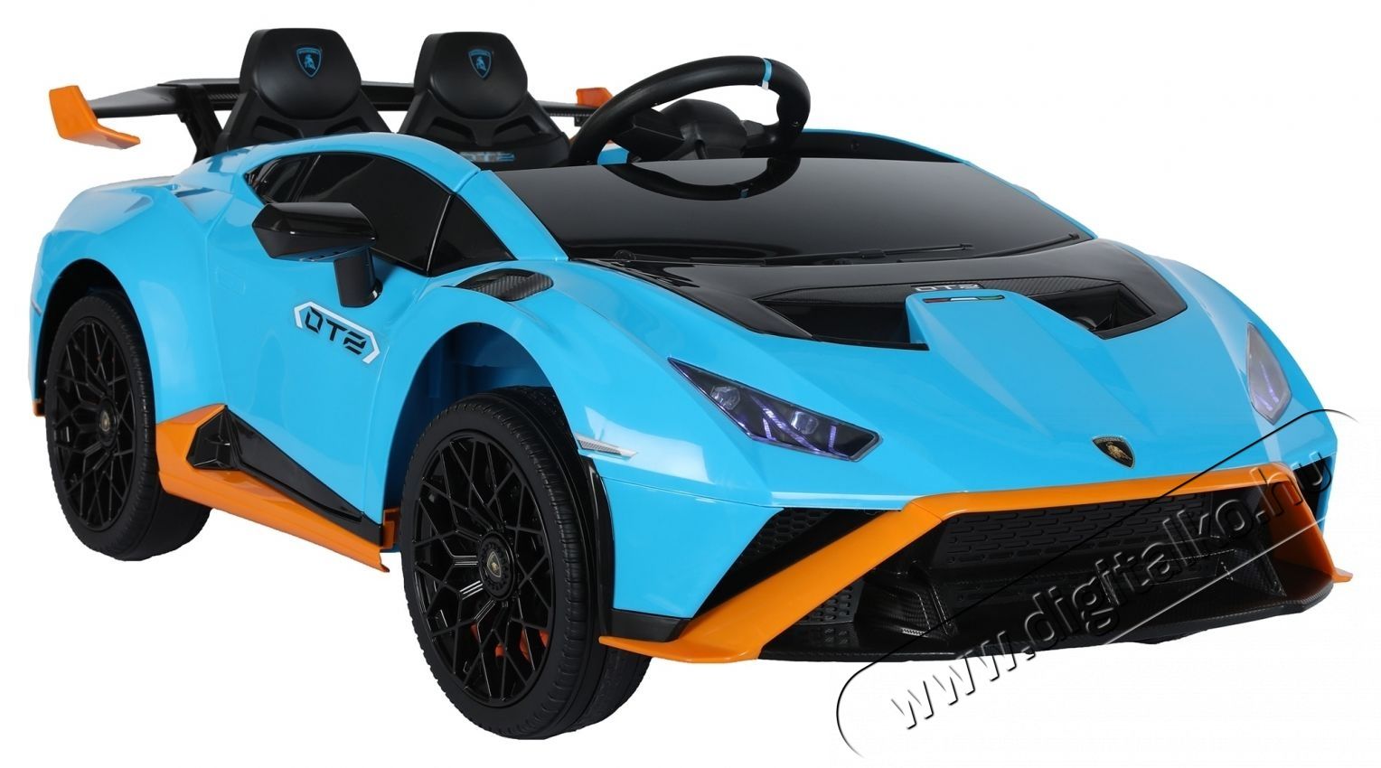 Mappy Lamborghini Huracan elektromos aut&oacute;, Drift funkci&oacute;, K&eacute;k/Narancss&aacute;rga H&aacute;ztart&aacute;s / Otthon / K&uuml;lt&eacute;r - J&aacute;t&eacute;k / Sport - T&aacute;vir&aacute;ny&iacute;t&oacute;s aut&oacute; - 535442