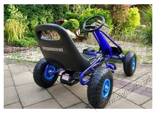 Mappy M-Toys Go-kart korm&aacute;nnyal &eacute;s ped&aacute;llal, Fekete/K&eacute;k H&aacute;ztart&aacute;s / Otthon / K&uuml;lt&eacute;r - J&aacute;t&eacute;k / Sport - Szabadt&eacute;ri j&aacute;t&eacute;k - 535433