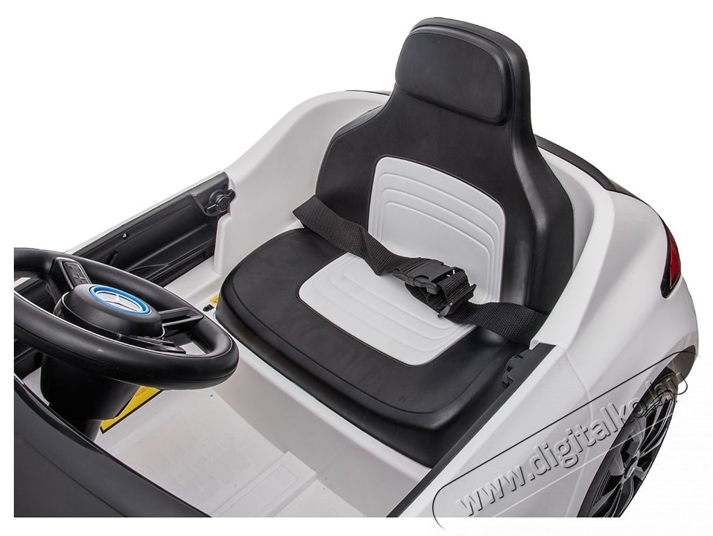 Mappy Mecedes EQA elektromos aut&oacute;, EVA kerekekkel &eacute;s bőr&uuml;l&eacute;ssel, feh&eacute;r &Uacute;jdons&aacute;gok - &Uacute;j term&eacute;kek - 535437