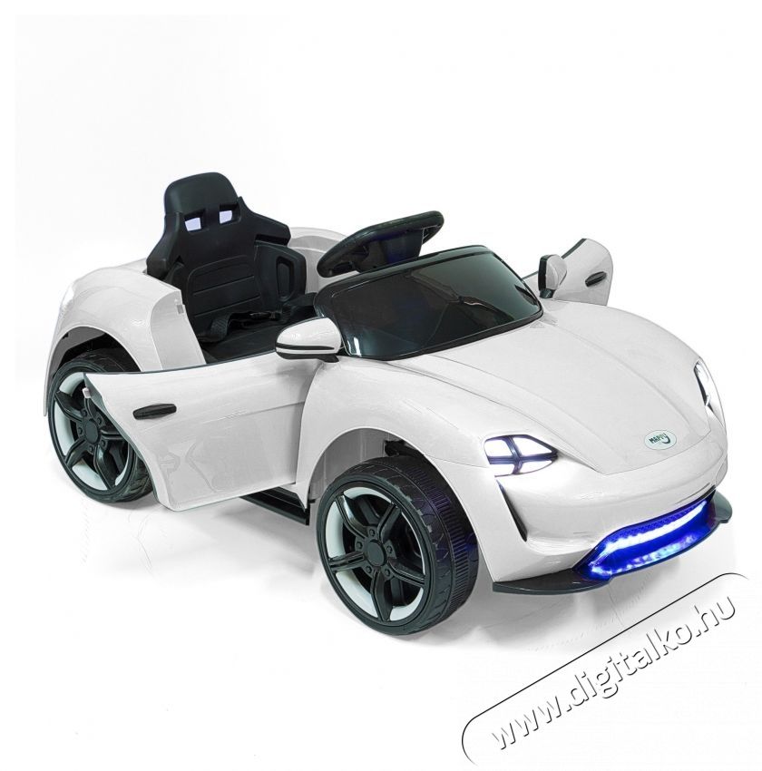 Mappy Speedy Elektromos aut&oacute; gyerekeknek T&aacute;vir&aacute;ny&iacute;t&oacute;val, Feh&eacute;r H&aacute;ztart&aacute;s / Otthon / K&uuml;lt&eacute;r - J&aacute;t&eacute;k / Sport - Szabadt&eacute;ri j&aacute;t&eacute;k - 535435