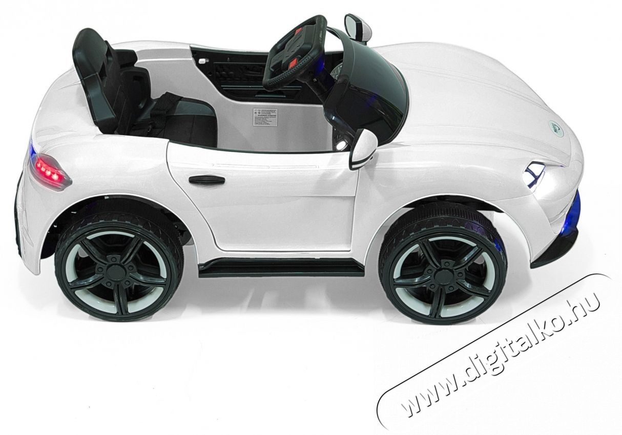 Mappy Speedy Elektromos aut&oacute; gyerekeknek T&aacute;vir&aacute;ny&iacute;t&oacute;val, Feh&eacute;r H&aacute;ztart&aacute;s / Otthon / K&uuml;lt&eacute;r - J&aacute;t&eacute;k / Sport - Szabadt&eacute;ri j&aacute;t&eacute;k - 535435