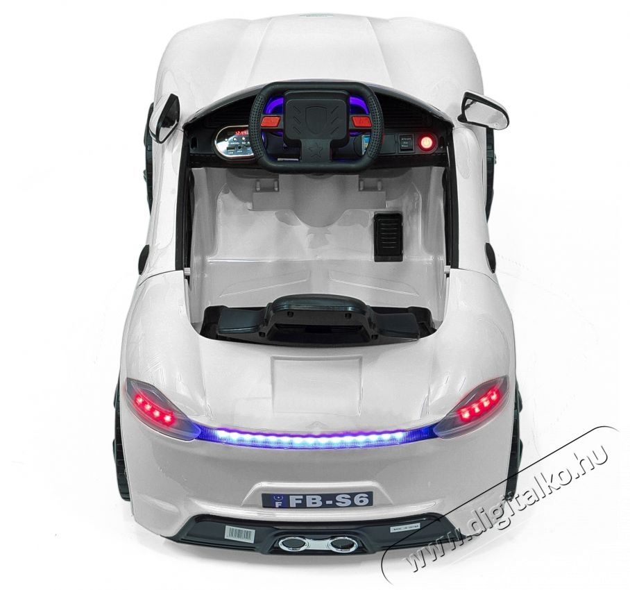 Mappy Speedy Elektromos aut&oacute; gyerekeknek T&aacute;vir&aacute;ny&iacute;t&oacute;val, Feh&eacute;r H&aacute;ztart&aacute;s / Otthon / K&uuml;lt&eacute;r - J&aacute;t&eacute;k / Sport - Szabadt&eacute;ri j&aacute;t&eacute;k - 535435