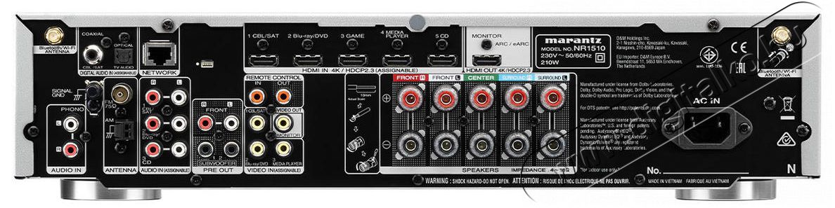 Marantz NR1510 h&aacute;zimozi erős&iacute;tő - ez&uuml;st Audio-Video / Hifi / Multim&eacute;dia - H&aacute;zimozi - H&aacute;zimozi erős&iacute;tő - 353105