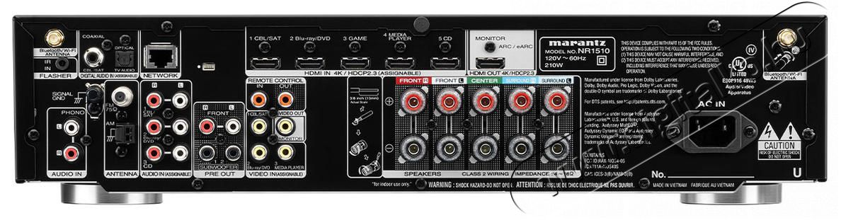 Marantz NR1510 h&aacute;zimozi erős&iacute;tő - fekete Audio-Video / Hifi / Multim&eacute;dia - H&aacute;zimozi - H&aacute;zimozi erős&iacute;tő - 353104