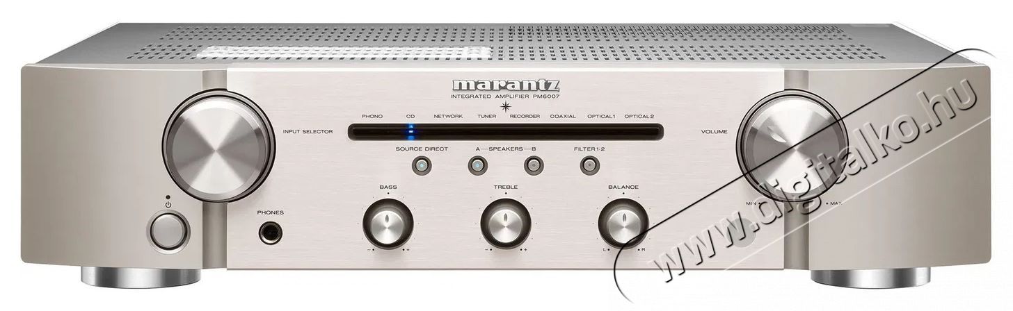 Marantz PM6007 ez&uuml;st-arany Hi-fi erős&iacute;tő &Uacute;jdons&aacute;gok - &Uacute;j term&eacute;kek - 511473