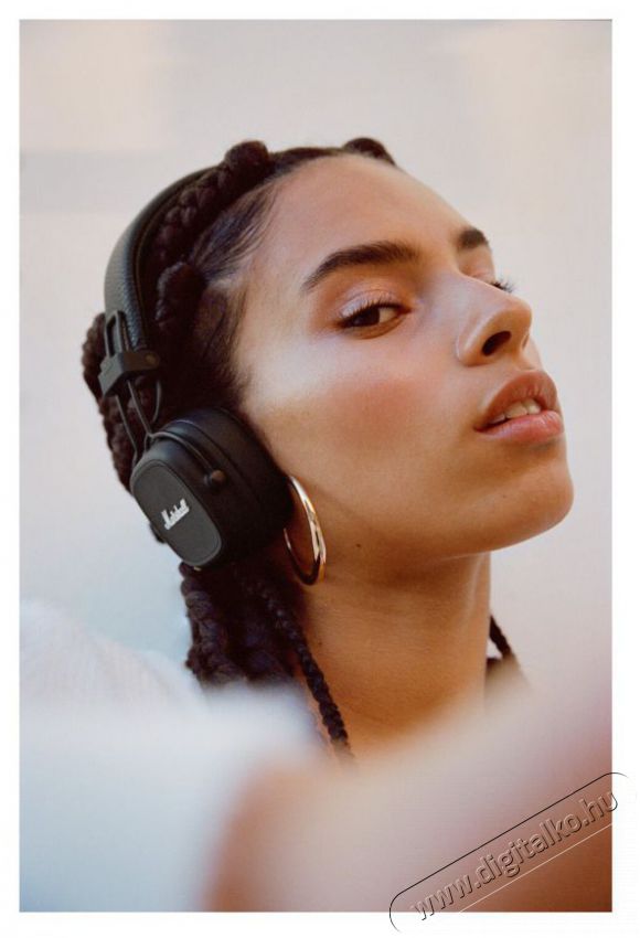 Marshall Major IV BT Fekete bluetooth fejhallgat&oacute; Audio-Video / Hifi / Multim&eacute;dia - F&uuml;l &eacute;s Fejhallgat&oacute;k - Fejhallgat&oacute; - 500848