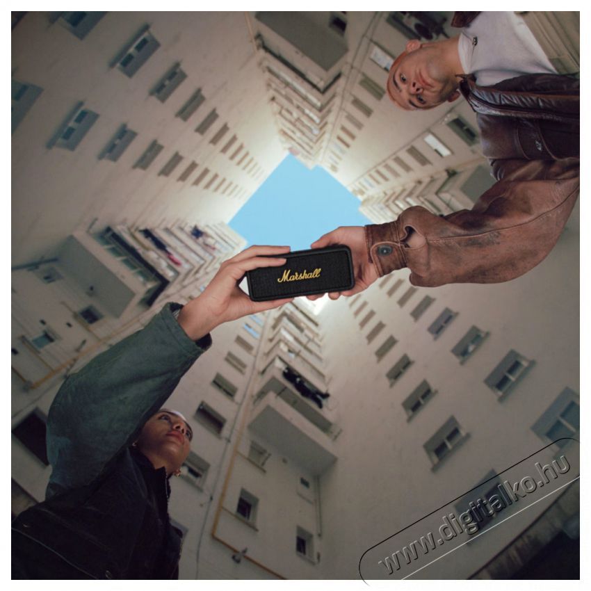 Marshall Emberton II BT Black - Steel Bluetooth hangsz&oacute;r&oacute; Audio-Video / Hifi / Multim&eacute;dia - Hordozhat&oacute;, vezet&eacute;k n&eacute;lk&uuml;li / bluetooth hangsug&aacute;rz&oacute; - Hordozhat&oacute;, vezet&eacute;k n&eacute;lk&uuml;li / bluetooth hangsug&aacute;rz&oacute; - 500870