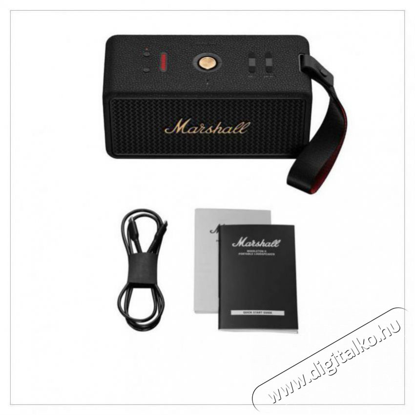 Marshall Middleton II Black & Brass Audio-Video / Hifi / Multim&eacute;dia - Hordozhat&oacute;, vezet&eacute;k n&eacute;lk&uuml;li / bluetooth hangsug&aacute;rz&oacute; - Hordozhat&oacute;, vezet&eacute;k n&eacute;lk&uuml;li / bluetooth hangsug&aacute;rz&oacute; - 521536