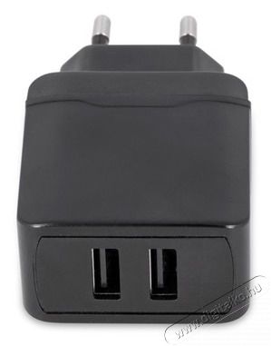 MAXLIFE TF-0013 2.1A 2xUSB fekete h&aacute;l&oacute;zati t&ouml;ltő Mobil / Kommunik&aacute;ci&oacute; / Smart - Mobiltelefon kieg&eacute;sz&iacute;tő / tok - H&aacute;l&oacute;zati-, aut&oacute;s t&ouml;ltő - 419038
