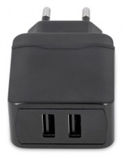 MAXLIFE TF-0013 2.1A 2xUSB fekete h&aacute;l&oacute;zati t&ouml;ltő Mobil / Kommunik&aacute;ci&oacute; / Smart - Mobiltelefon kieg&eacute;sz&iacute;tő / tok - H&aacute;l&oacute;zati-, aut&oacute;s t&ouml;ltő - 419038